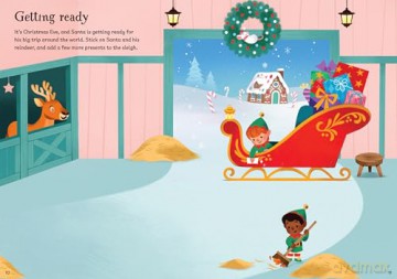 Sparkly Santa Sticker Book - Alice Beecham [KSIĄŻKA]