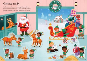 Sparkly Santa Sticker Book - Alice Beecham [KSIĄŻKA]