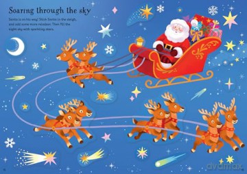 Sparkly Santa Sticker Book - Alice Beecham [KSIĄŻKA]