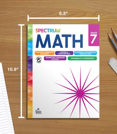 Spectrum Math Workbook, Grade 7 - Spectrum [KSIĄŻKA]