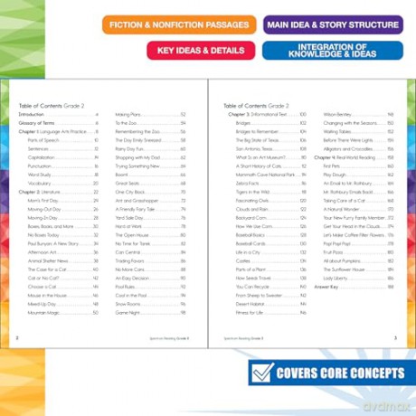 Spectrum Reading Workbook, Grade 2 - Spectrum [KSIĄŻKA]