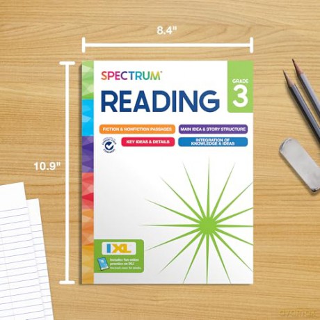 Spectrum Reading Workbook, Grade 3 - Spectrum [KSIĄŻKA]