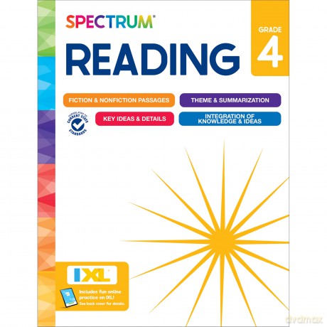 Spectrum Reading Workbook, Grade 4 - Spectrum [KSIĄŻKA]