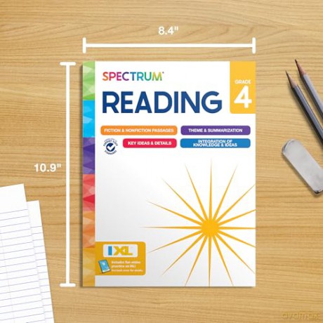 Spectrum Reading Workbook, Grade 4 - Spectrum [KSIĄŻKA]