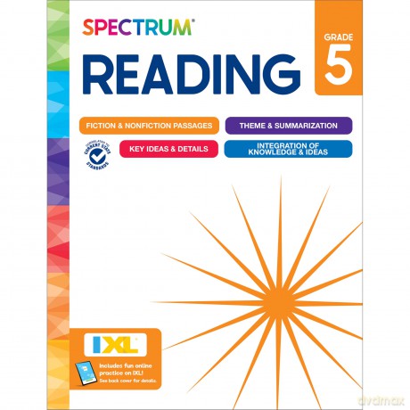 Spectrum Reading Workbook, Grade 5 - Spectrum [KSIĄŻKA]