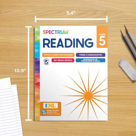 Spectrum Reading Workbook, Grade 5 - Spectrum [KSIĄŻKA]