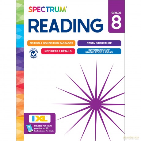 Spectrum Reading Workbook, Grade 8 - Spectrum [KSIĄŻKA]