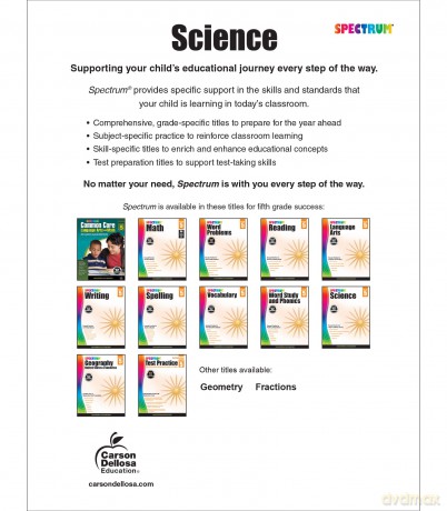 Spectrum Science, Grade 5: Volume 57 - Spectrum [KSIĄŻKA]