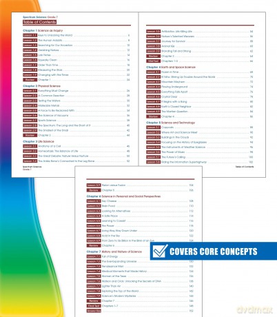 Spectrum Science, Grade 7: Volume 59 - Spectrum [KSIĄŻKA]