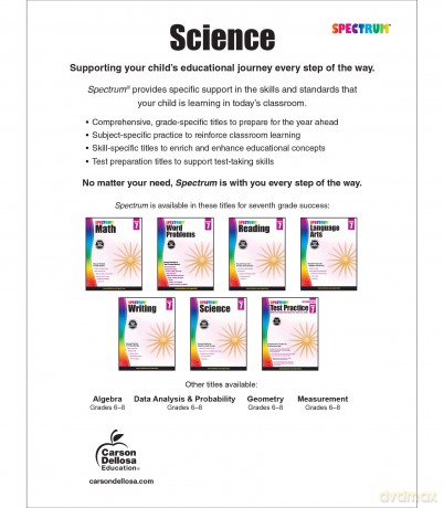 Spectrum Science, Grade 7: Volume 59 - Spectrum [KSIĄŻKA]