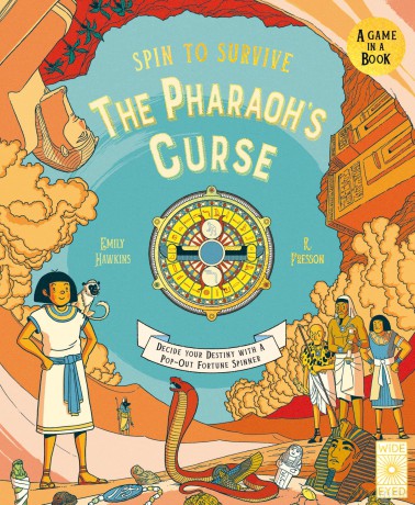 Spin to Survive: The Pharaoh's Curse: Decide Your Destiny with a Pop-Out Fortune Spinner - Emily Hawkins [KSIĄŻKA]