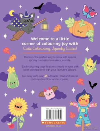 Spooky Cuties: The Relaxing Colouring Book Full of Adorable Spooky Characters - Scholastic [KSIĄŻKA]