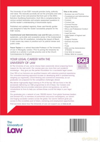 SQE Constitutional and Administrative Law and EU Law 5e - Trevor Tayleur [KSIĄŻKA]