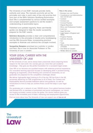 SQE Solicitors Accounts 5e - Jacqui Kempton [KSIĄŻKA]