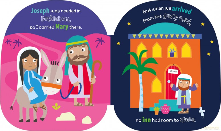 Squish and Snugg Little Donkey: Follow Little Donkey's sweet retelling of the Nativity story - Katherine Walker [KSIĄŻKA]