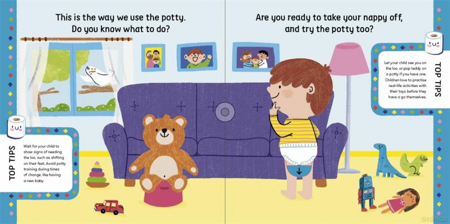 Star Skills: Potty Time: A lift-the-flap, slide-the-tab first experiences book - Ruth Symons [KSIĄŻKA]