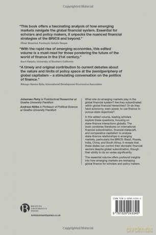State, Capitalism, and Finance in Emerging Markets: Between Subordination and Statecraft - Johannes Petry [KSIĄŻKA]