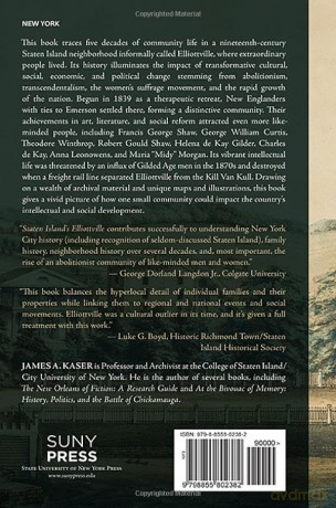Staten Island's Elliottville: Abolitionist Enclave, Gilded Age Retreat, Ferry Suburb - James A. Kaser [KSIĄŻKA]
