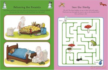 Stick Man and Friends Festive Super Sticker Book: A bumper activity book full of Christmas fun by Julia Donaldson and Axel Scheffler, the bestselling creators of The Gruffalo and Zog - Julia Donaldson [KSIĄŻKA]
