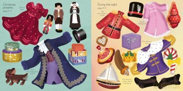 Sticker Dolly Dressing Kalendarz Adwentowy: A Festive Collection of Dress Up Sticker Dolls, Puzzles, and other Activity Books - Fiona Watt [KALENDARZ]