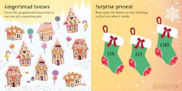 Sticker Dolly Dressing Kalendarz Adwentowy: A Festive Collection of Dress Up Sticker Dolls, Puzzles, and other Activity Books - Fiona Watt [KALENDARZ]