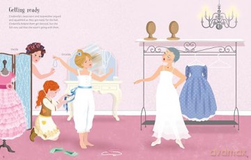 Sticker Dolly Dressing Cinderella - Fiona Watt [KSIĄŻKA]