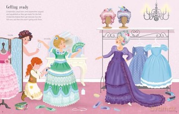 Sticker Dolly Dressing Cinderella - Fiona Watt [KSIĄŻKA]