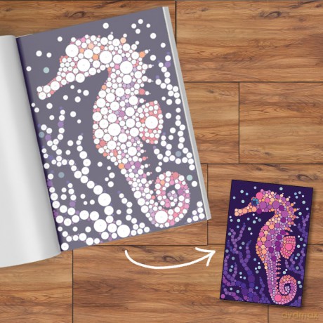 Sticker Dots: Nature: Stunning Sticker by Numbers Challenges - Daniela Geremia [KSIĄŻKA]