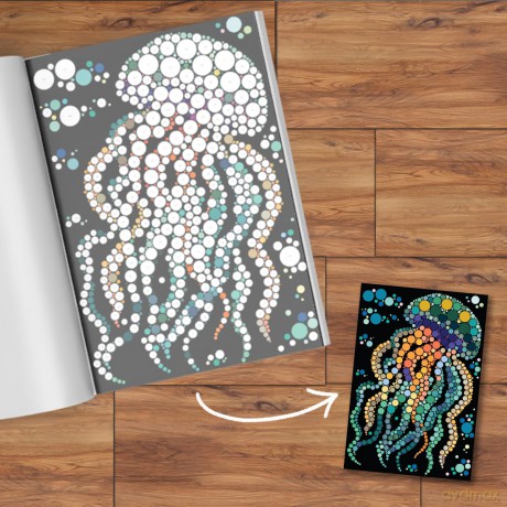 Sticker Dots: Wild Animals: Stunning Sticker by Numbers Challenges - Daniela Geremia [KSIĄŻKA]