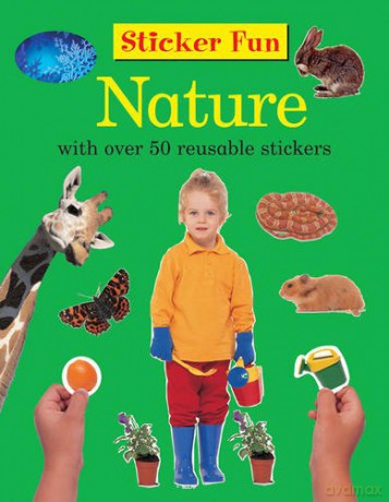Sticker Fun: Nature: With over 50 Reusable Stickers - Armadillo Press [KSIĄŻKA]