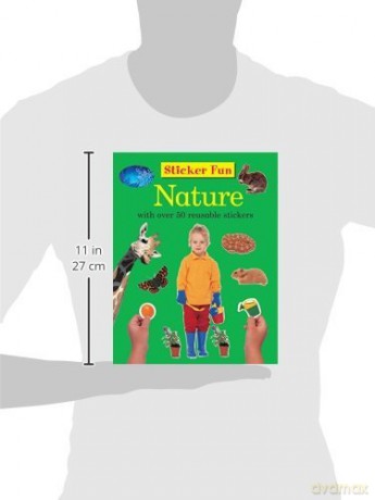 Sticker Fun: Nature: With over 50 Reusable Stickers - Armadillo Press [KSIĄŻKA]