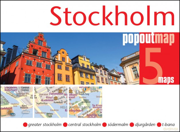 Stockholm PopOut Map - PopOut Maps [KSIĄŻKA]