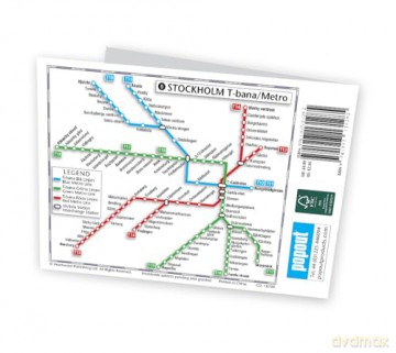 Stockholm PopOut Map - PopOut Maps [KSIĄŻKA]