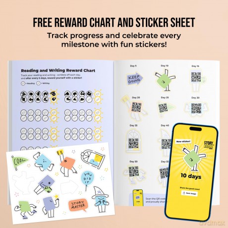 Story Blocks Journal: A daily writing journal for children to encourage creative writing [KSIĄŻKA]