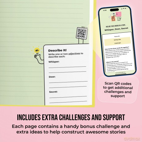 Story Blocks Journal: A daily writing journal for children to encourage creative writing [KSIĄŻKA]
