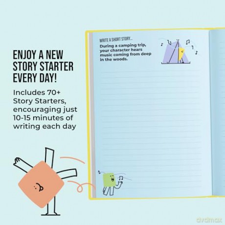 Story Blocks Journal: A daily writing journal for children to encourage creative writing [KSIĄŻKA]