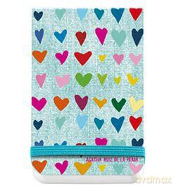 Notes A7/90 Kartek Z Gumką W Kratkę Agatha Ruiz De La Prada Blue Rain