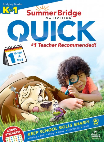 Summer Bridge Activities Quick, Grades K - 1 - Summer Bridge Activities [KSIĄŻKA]
