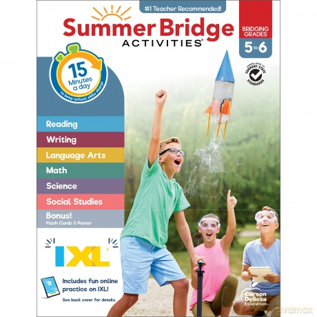 Summer Bridge Activities, Grades 5 - 6 - Carson Dellosa Education [KSIĄŻKA]