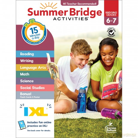 Summer Bridge Activities, Grades 6 - 7 - Carson Dellosa Education [KSIĄŻKA]