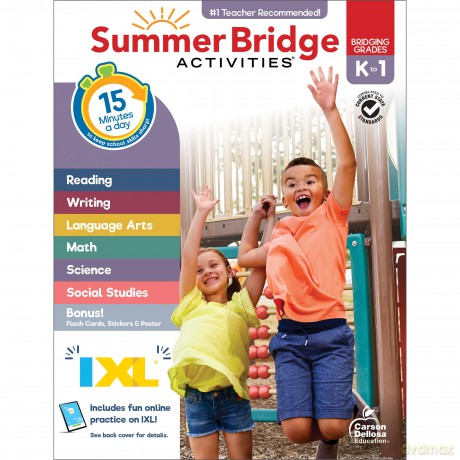 Summer Bridge Activities, Grades K - 1: Bridging Grades K to 1 - Carson Dellosa Education [KSIĄŻKA]