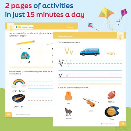 Summer Bridge Activities, Grades Pk - K - Carson Dellosa Education [KSIĄŻKA]