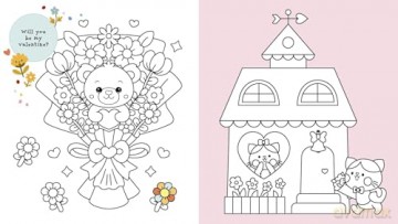 Super Cute Colouring: Fun and Easy Artworks - Violet Peto [KSIĄŻKA]