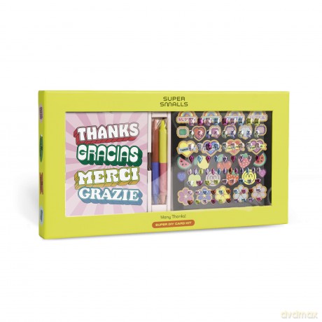 Super DIY Card Kit: Many Thanks! - Super Smalls LLC [KSIĄŻKA]