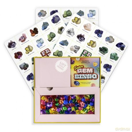 Super Gem Bingo: Get Your Gems in a Row to Win Big! - Super Smalls LLC [KSIĄŻKA]