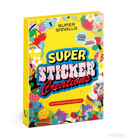Super Sticker Creations: Collage and Create Your Own Sticker Art - Super Smalls [KSIĄŻKA]