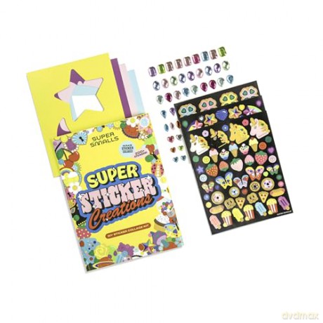 Super Sticker Creations: Collage and Create Your Own Sticker Art - Super Smalls [KSIĄŻKA]