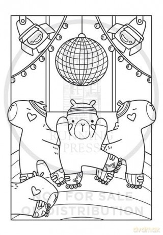 Super-Cute Capybaras: A Cozy Creatures Coloring Book - Mafalda Mota [KSIĄŻKA]