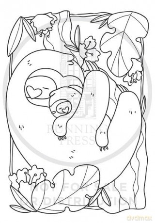 Super-Cute Sloths: A Cozy Creatures Coloring Book - Mafalda Mota [KSIĄŻKA]