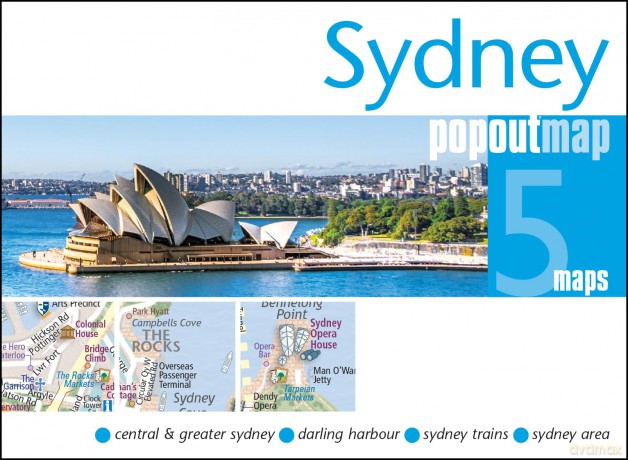 Sydney PopOut Map - PopOut Maps [KSIĄŻKA]